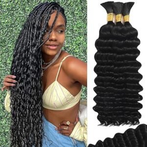 human braiding hair for boho braids human 110g 20 inch